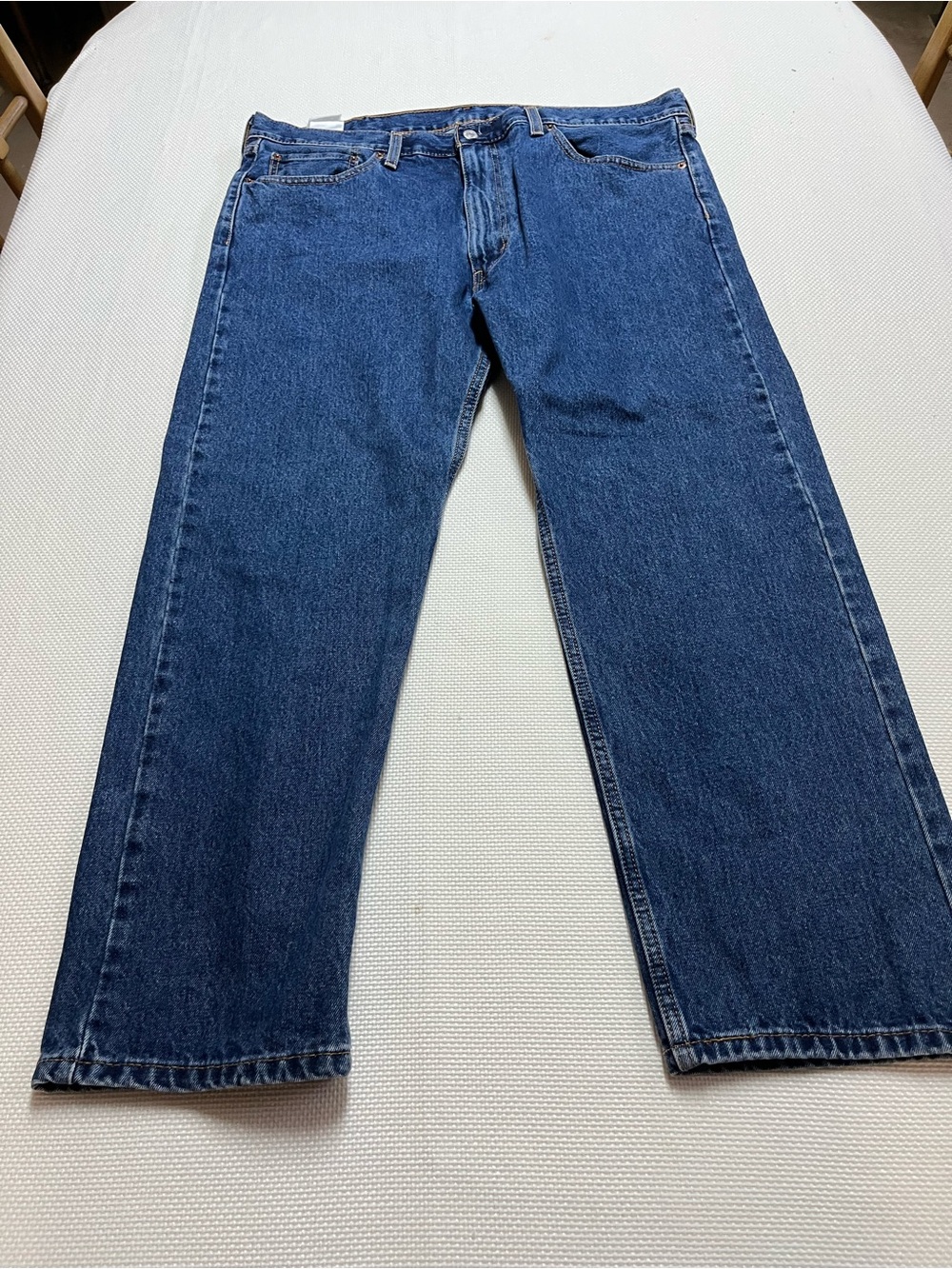 Levi's Dark Blue Straight Leg Men's Jeans